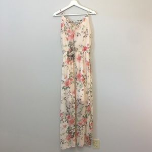 Sweet Storm Dresses - Blush Floral Maxi Dress Sweet Storm Dresses - Blush Floral Maxi Dress